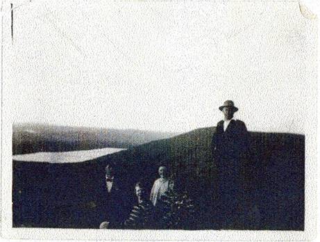 image083.jpg -  Fotografen själv Karl Johansson 1894-1979, yngsta barnet till Natanael, här på Dundret i Gällivare 1929.